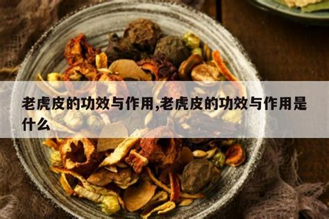 老虎皮的作用|老虎皮有什么用，请问老虎皮有什么用处？